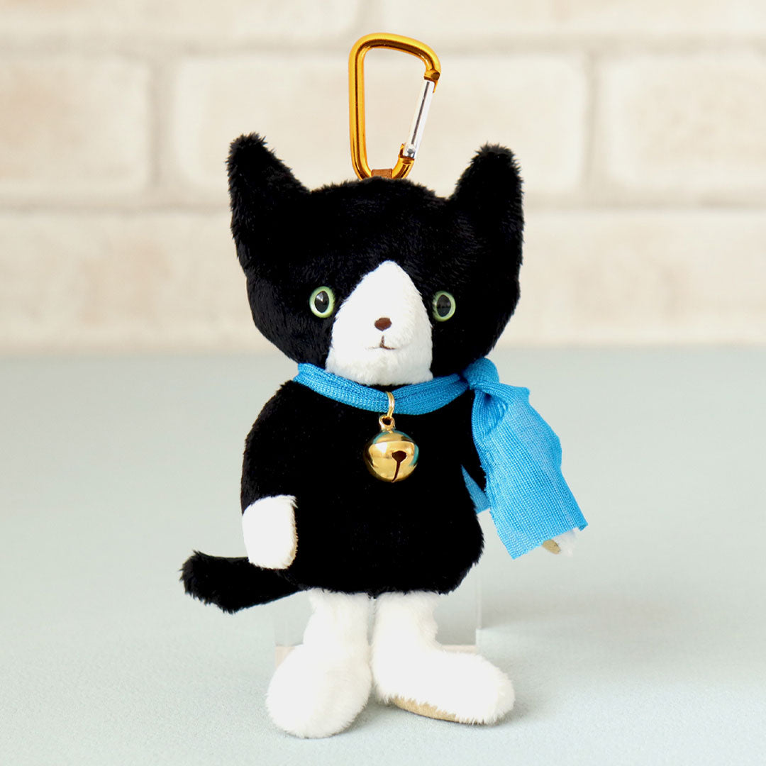 Personalized Black Cat Keychain, Printed on soles