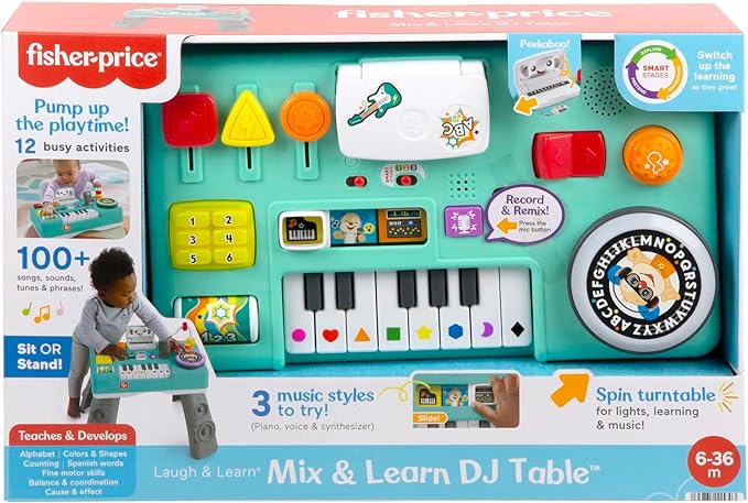 Kids Toy DJ Table Laughter Mixing and Learning